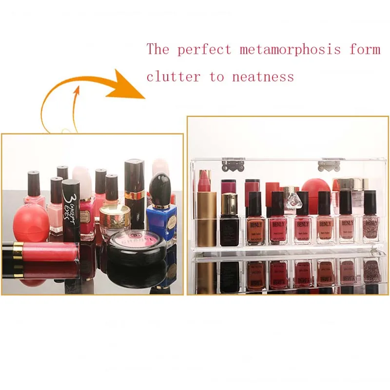 Home Storage Container With Drawers Acrylic Makeup Organizer Lipstick Nail Polish Clear Plastic Cosmetic Storage Box
Home Storage Container With Drawers Acrylic Makeup Organizer Lipstick Nail Polish Clear Plastic Cosmetic Storage Box