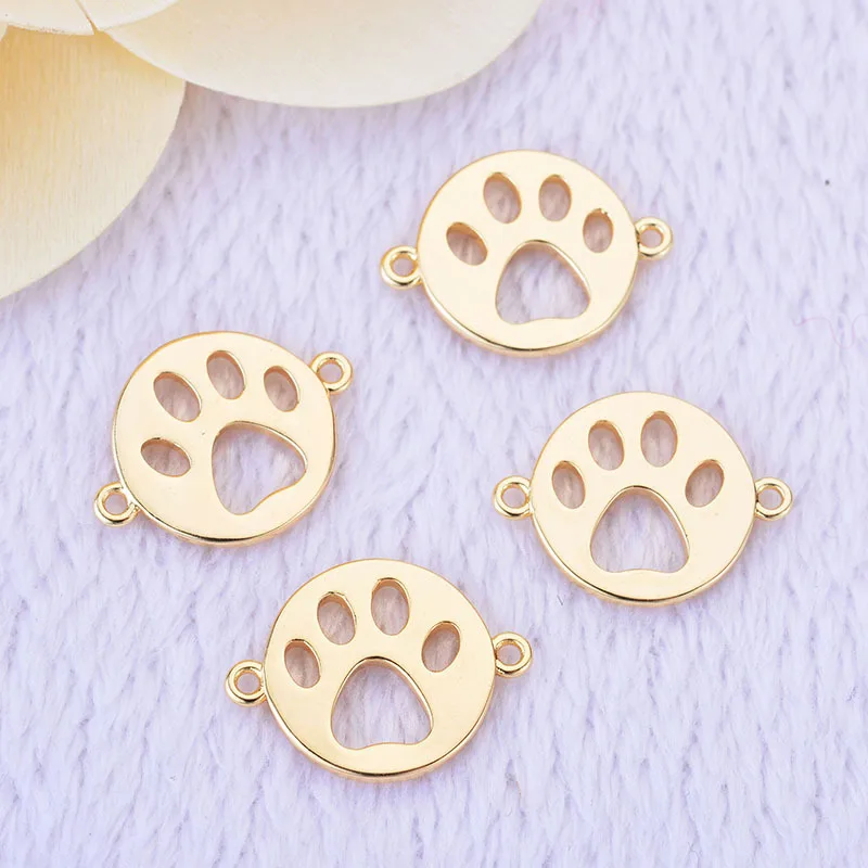 20pcs/lot DIY charm chain bracelet spot hollowed bear print double hanging connection pendant gold accessories
20pcs/lot DIY charm chain bracelet spot hollowed bear print double hanging connection pendant gold accessories