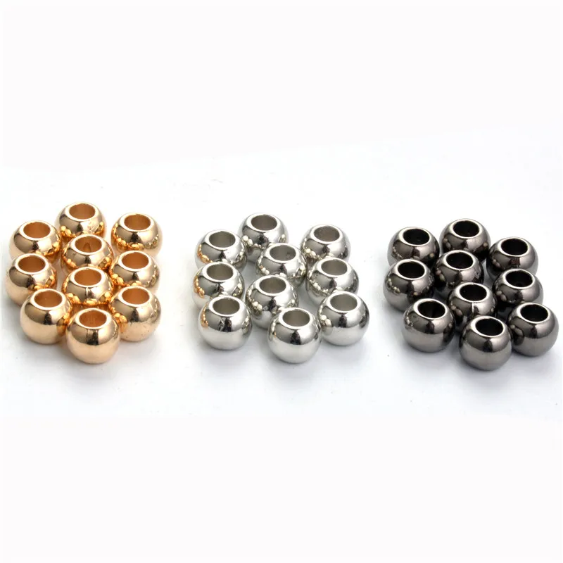 100pcs Outer Dia 4mm,6mm,8mm,10mm,12mm Rhodium/Gold/Black Plastic CCB Big Hole Beads For Jewelry Making Charm Bracelet
100pcs Outer Dia 4mm,6mm,8mm,10mm,12mm Rhodium/Gold/Black Plastic CCB Big Hole Beads For Jewelry Making Charm Bracelet