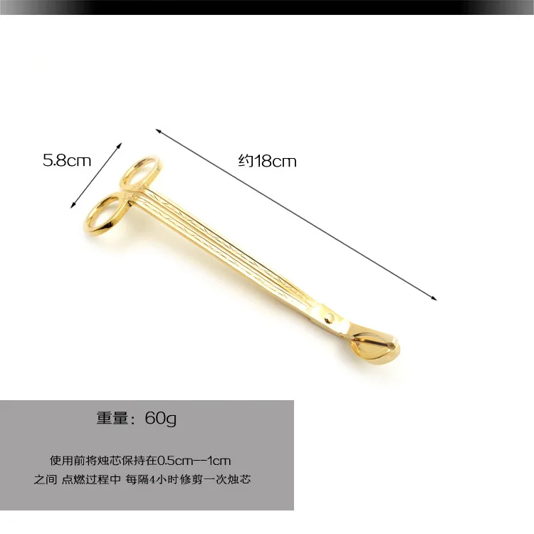 Hot 18*6CM Stainless Steel Candle Wick Trimmer Oil Lamp Trim scissor tijera tesoura Cutter Snuffer Tool Hook Clipper
Hot 18*6CM Stainless Steel Candle Wick Trimmer Oil Lamp Trim scissor tijera tesoura Cutter Snuffer Tool Hook Clipper