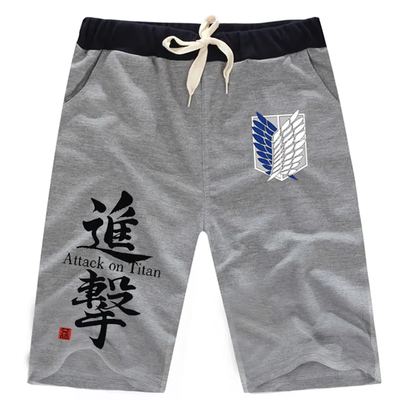Anime Attack on Titan Eren Survey Corps Straight Shorts Knee Length Cotton Casual Fitness Short Pants Sweatpants Pocket Trousers
Anime Attack on Titan Eren Survey Corps Straight Shorts Knee Length Cotton Casual Fitness Short Pants Sweatpants Pocket Trousers