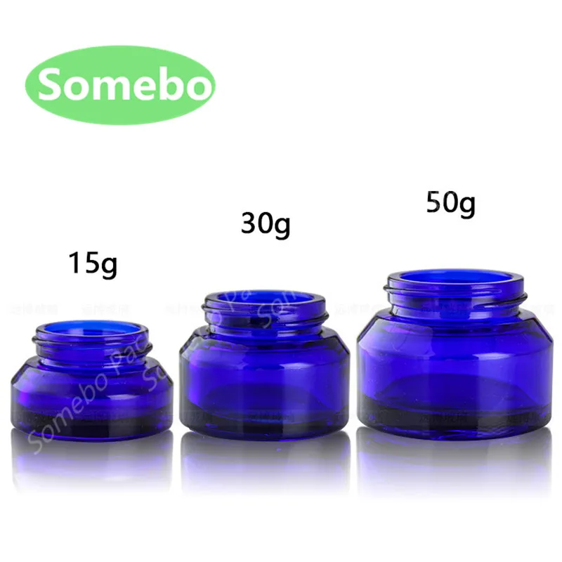 100pcs/lot High quality 15G/30G/50G Blue Glass Jars, Blue Cream Jars, Skin Care Cream Bottles, Glass Cosmetic Containers
100pcs/lot High quality 15G/30G/50G Blue Glass Jars, Blue Cream Jars, Skin Care Cream Bottles, Glass Cosmetic Containers