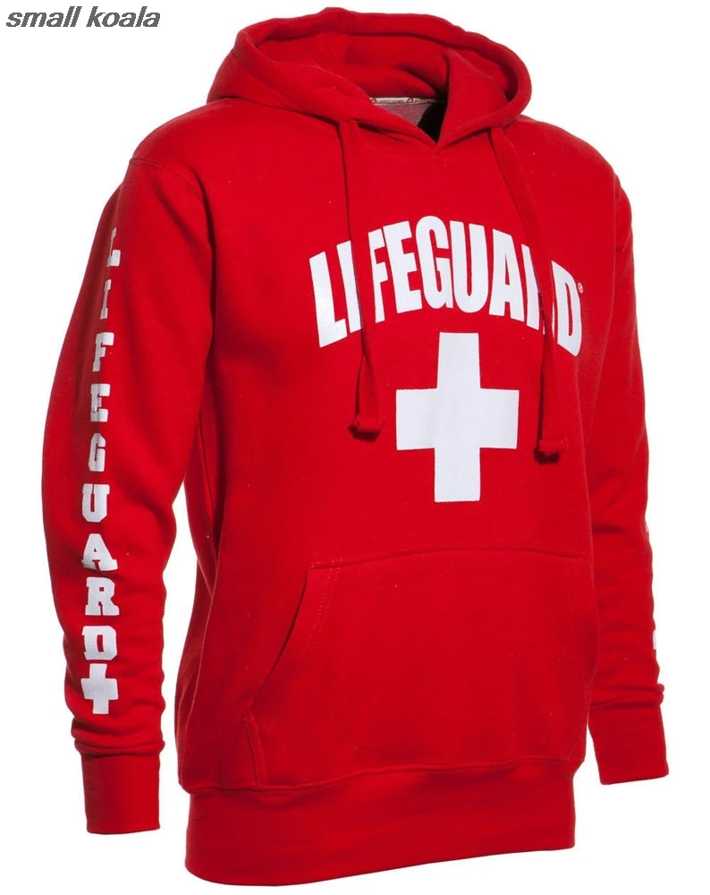 Мужская толстовка с капюшоном Lifeguard трехсторонним рисунком новинка унисекс цвет