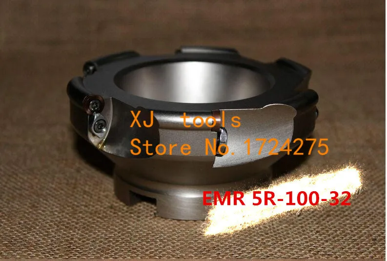 EMR-5R-100-32-6T, round nose surface CNC milling cutter,milling cutter tools,Face Milling Cutter Head carbide Insert RPMT/W1003
EMR-5R-100-32-6T, round nose surface CNC milling cutter,milling cutter tools,Face Milling Cutter Head carbide Insert RPMT/W1003