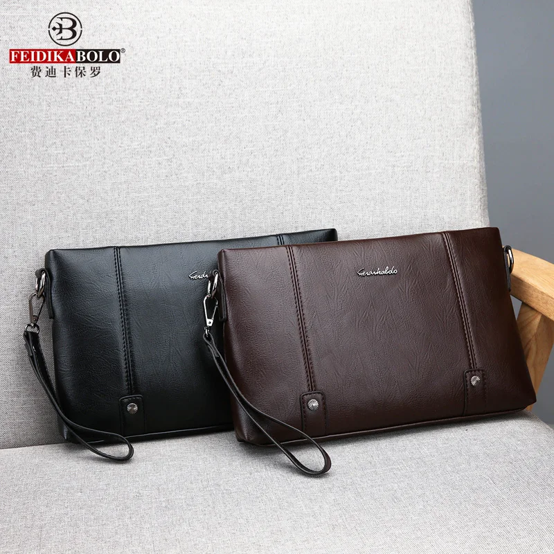 FEIDIKABOLO Classic Men's Shoulder Bag 2019 New Fashion High Quality Casual Wild Messenger Bag Men's Clutch
FEIDIKABOLO Classic Men's Shoulder Bag 2019 New Fashion High Quality Casual Wild Messenger Bag Men's Clutch