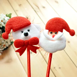 2015 Time-limited Sale 0.5mm No Kawaii Office Supplies Pens Wedding Dress C355 Christmas Santa Claus Ballpoint Pen Gift Ideas | Канцтовары