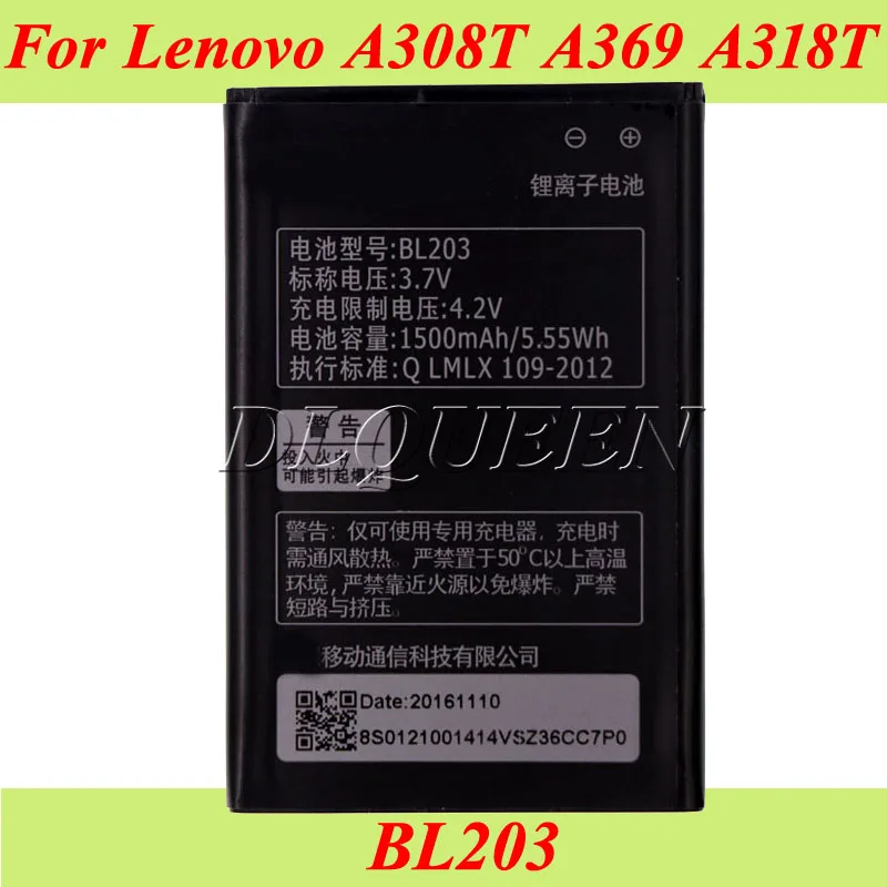 10PCS/LOT 1500mAh BL203 Battery For Lenovo A308T A369 A318T A385E A66 A278T A365E Batterie Batterij Bateria
10PCS/LOT 1500mAh BL203 Battery For Lenovo A308T A369 A318T A385E A66 A278T A365E Batterie Batterij Bateria
