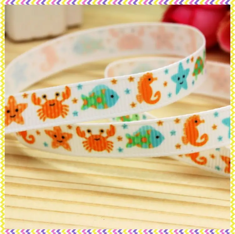 New 3/8'' Free shipping sea animals printed grosgrain ribbon hair bow headwear party decoration wholesale OEM 9mm H3740
New 3/8'' Free shipping sea animals printed grosgrain ribbon hair bow headwear party decoration wholesale OEM 9mm H3740