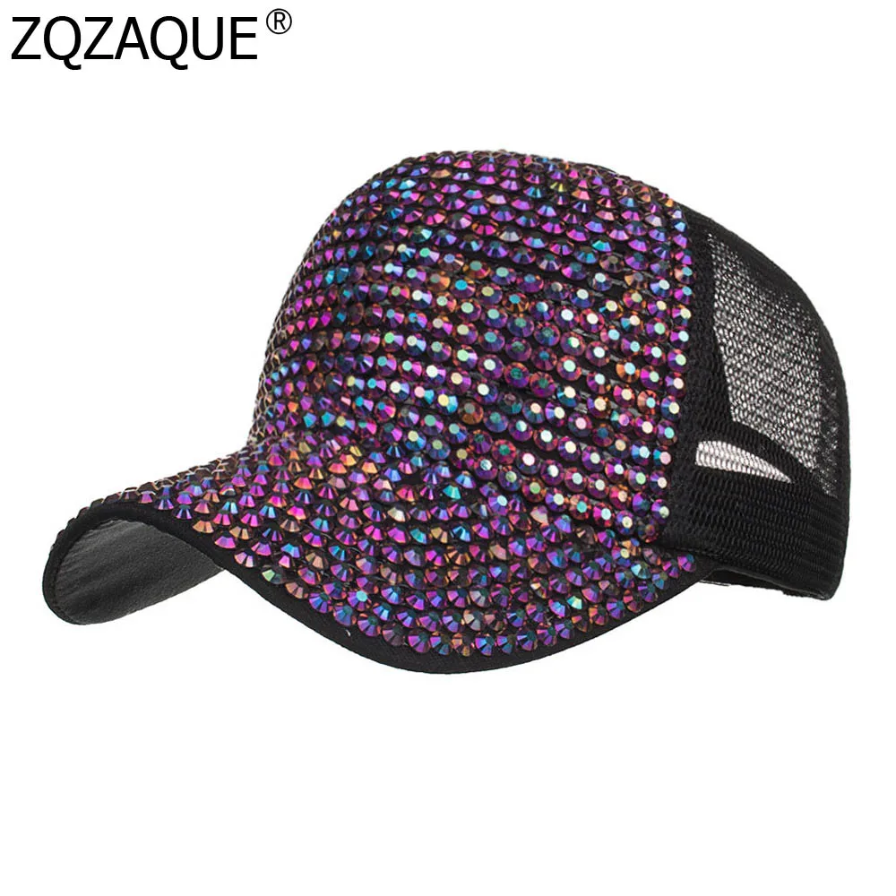 100% Manual Drill Baseball Caps For Adult Quality Diamonds Decor Sunshade Peaked Cap Trendy New Spring Summer Mesh Caps SY1791
100% Manual Drill Baseball Caps For Adult Quality Diamonds Decor Sunshade Peaked Cap Trendy New Spring Summer Mesh Caps SY1791