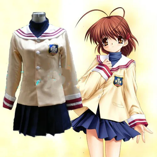 CLANNAD Furukawa Nagisa зимняя японская школьная форма косплей костюм пальто + рубашка + юбка + значок бесплатная доставка
CLANNAD Furukawa Nagisa зимняя японская школьная форма косплей костюм пальто + рубашка + юбка + значок бесплатная доставка