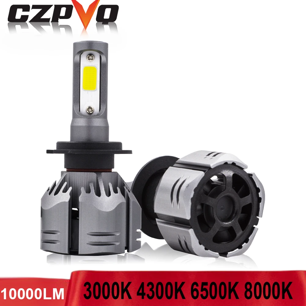 Uttril H4 luces H7 LED Far lamp Car Headlight 12V 10000LM 3000K 4300K 6500K 8000K H1 H3 H8 H9 H11 9005 9006 880 881 H27 Fog Lamp
Uttril H4 luces H7 LED Far lamp Car Headlight 12V 10000LM 3000K 4300K 6500K 8000K H1 H3 H8 H9 H11 9005 9006 880 881 H27 Fog Lamp