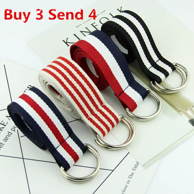 Fashion Canvas Belt For Women 2021 Korean Style Harajuku Colorful Striped Simple All-match Double Buckle Jeans Belts Female
Fashion Canvas Belt For Women 2021 Korean Style Harajuku Colorful Striped Simple All-match Double Buckle Jeans Belts Female