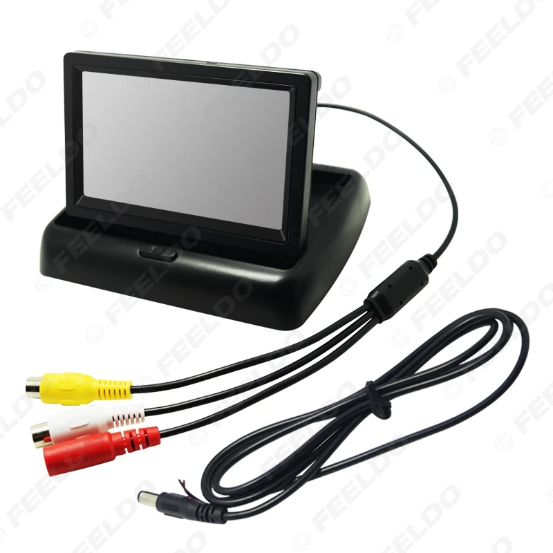 FEELDO 4.3inch foldable TFT LCD Digital Car Rearview Monitor For Reversing Backup Camera DVD VCR
FEELDO 4.3inch foldable TFT LCD Digital Car Rearview Monitor For Reversing Backup Camera DVD VCR