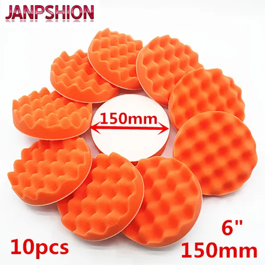 JANPSHION 10PC 150mm wave sponge Car Polisher Buffer pads Gross Polishing Buffing Pad 6" Clean waxing Auto paint maintenance
JANPSHION 10PC 150mm wave sponge Car Polisher Buffer pads Gross Polishing Buffing Pad 6" Clean waxing Auto paint maintenance