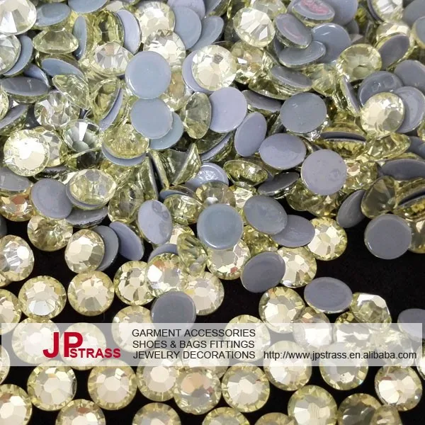 

ss20 jonquil color flat back hot-fix diamond with 1440 pcs each pack ;size 5mm in good shiny stones wholesale supplier