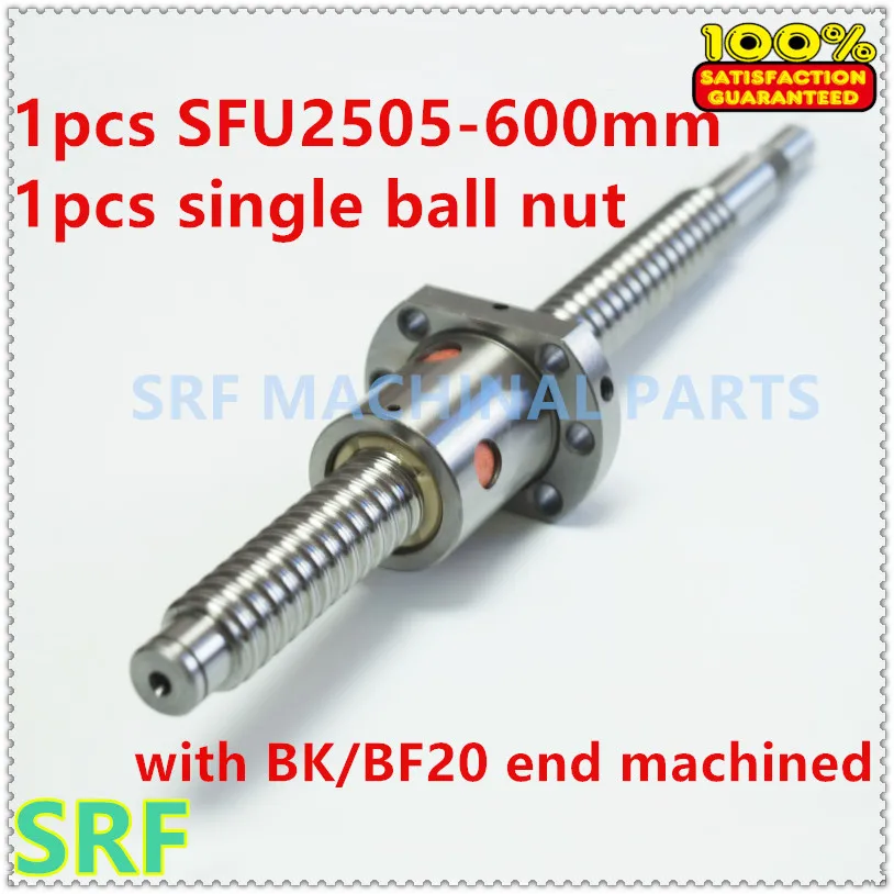 25 мм линейный направляющий шариковый винт RM2505 рулонный шариковый винт L = 600 мм с шариковой гайкой SFU2505 с концевой обработкой BK/BF20 CNC
25 мм линейный направляющий шариковый винт RM2505 рулонный шариковый винт L = 600 мм с шариковой гайкой SFU2505 с концевой обработкой BK/BF20 CNC