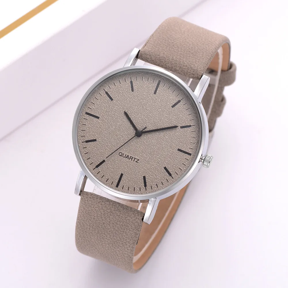 Fashion Simple Woman Leather Strap Quartz Watch Casual Luxury Ladies Clock With No Number Reloj de dama Gift Wd3 | Наручные