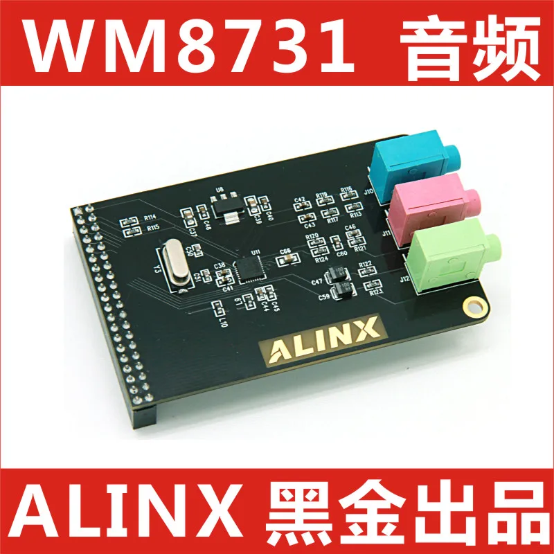 Аудио модуль WM8731 с поддержкой FPGA NEW board AN831 | Электронные компоненты и