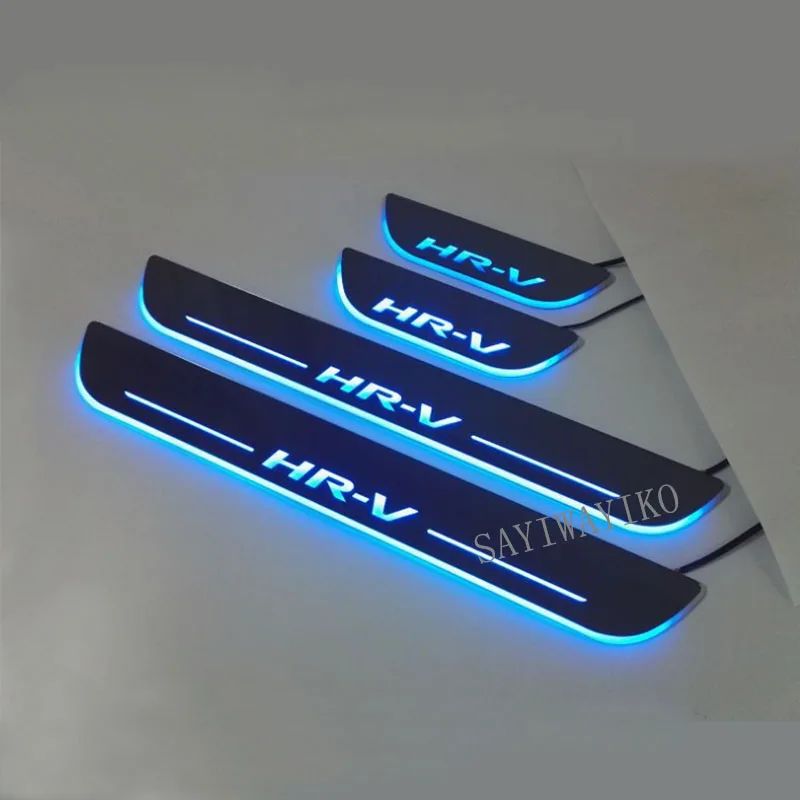 Auto Part Fit For Honda HRV HR-V Vezel 2014 2015 2016 2018 moving led Scuff Plate Door Sill Guards Thresholds Cover Trims 4Pcs
Auto Part Fit For Honda HRV HR-V Vezel 2014 2015 2016 2018 moving led Scuff Plate Door Sill Guards Thresholds Cover Trims 4Pcs