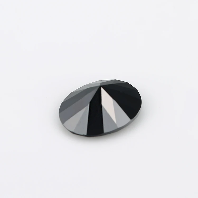 

50PCS 2x3~13x18mm Oval Shape Brilliant Cut AAAAA Black Color Loose Cubic Zirconia Gems CZ Stone For Jewelry Diy
