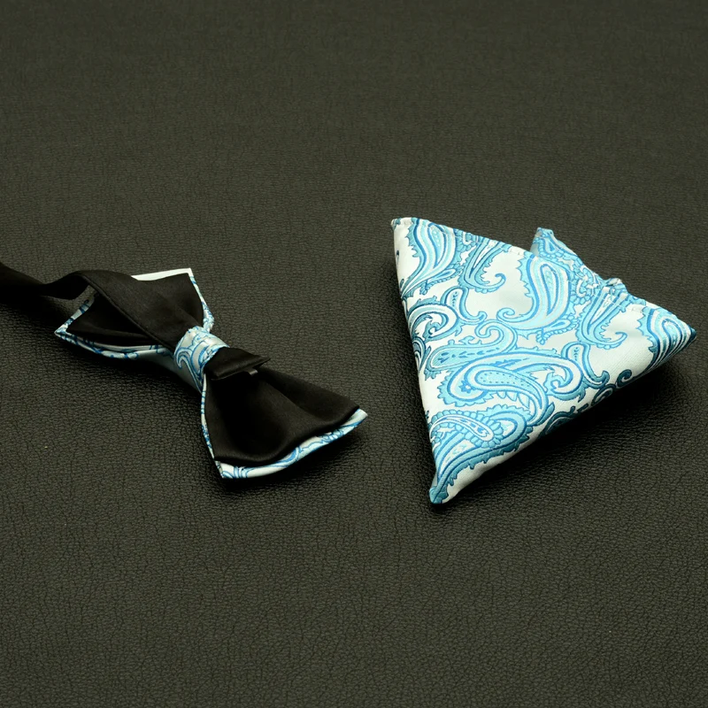 New Designer Brand High Quality Bowtie For Men Wedding Party Pocket Square Handkerchief Bowtie Set Floral Paisley with Gift Box
New Designer Brand High Quality Bowtie For Men Wedding Party Pocket Square Handkerchief Bowtie Set Floral Paisley with Gift Box