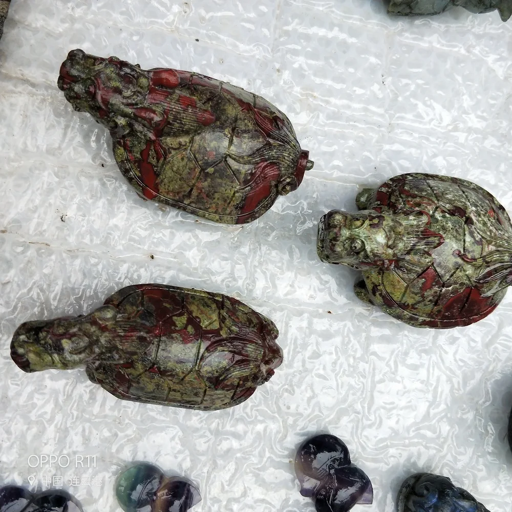 Natural Crystal Stone Dragon Blood Stone Dragon Turtle Carved Figurine Stone Chakra Healing Reiki Stone Feng Shui Crafts
Natural Crystal Stone Dragon Blood Stone Dragon Turtle Carved Figurine Stone Chakra Healing Reiki Stone Feng Shui Crafts