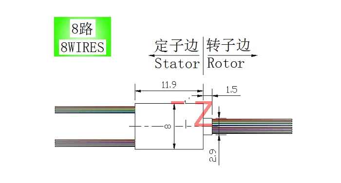 Traveller slip ring conducting ring Via slip ring model airplane BRUSHLESS MOTOR bus rings 8mm equipped 8 core
Traveller slip ring conducting ring Via slip ring model airplane BRUSHLESS MOTOR bus rings 8mm equipped 8 core