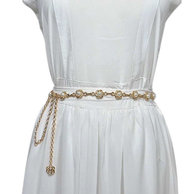 Women's Metal Waistchain Girls Cross Border Belly Dancing Belt Lady Pearl Inlaid Waistbelt Belly Dance Waistbelt D-0254
Women's Metal Waistchain Girls Cross Border Belly Dancing Belt Lady Pearl Inlaid Waistbelt Belly Dance Waistbelt D-0254