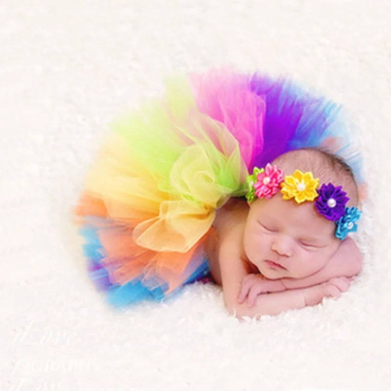 Newborn Photography Props Infant Costume Outfit Princess Baby Tutu Skirt Headband Baby Photography Prop Colorful Rainbow Dress
Newborn Photography Props Infant Costume Outfit Princess Baby Tutu Skirt Headband Baby Photography Prop Colorful Rainbow Dress