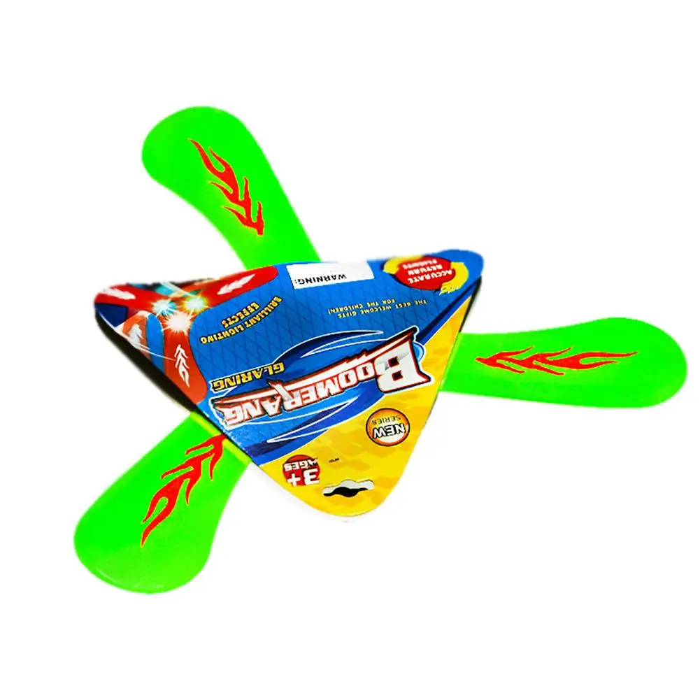 LED Light 3 Leaves Boomerang Outdoor Fun Sports Luminous Outdoor Park Special Flying Toys Flying Disk Flying Saucer active
LED Light 3 Leaves Boomerang Outdoor Fun Sports Luminous Outdoor Park Special Flying Toys Flying Disk Flying Saucer active