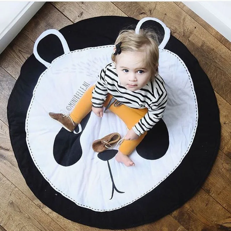 Nordic Cartoon Animals Unicorn Quilted Round Play Mats Baby Developing Blankets Crawling Rug Carpet For Kids Room Decor
Nordic Cartoon Animals Unicorn Quilted Round Play Mats Baby Developing Blankets Crawling Rug Carpet For Kids Room Decor