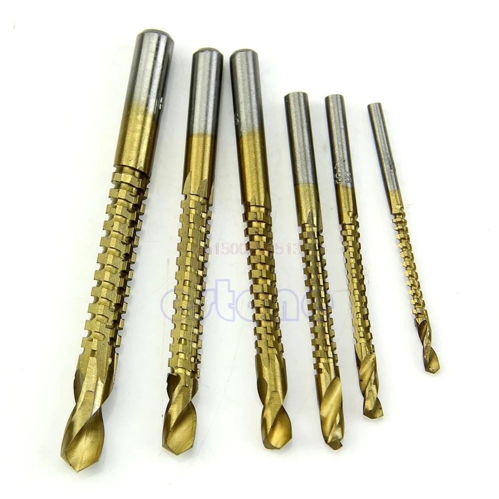 6pcs Drill Bit Titanium Coated High Speed Steel Drill Bit Electric Drill Hemp Flowers High Hardness Resistance of High Speed
6pcs Drill Bit Titanium Coated High Speed Steel Drill Bit Electric Drill Hemp Flowers High Hardness Resistance of High Speed