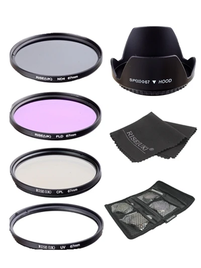 UV+CPL+FLD+ND4 Neutral Density Camera Filters Kit Optical Glass 67mm For Canon Nikon Sony Fuji DSLR&lens hood & Gifts
UV+CPL+FLD+ND4 Neutral Density Camera Filters Kit Optical Glass 67mm For Canon Nikon Sony Fuji DSLR&lens hood & Gifts