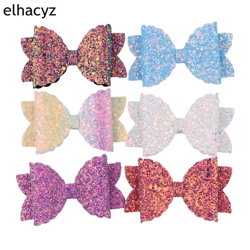 6pcs/lot Big Glitter Sequin Hair Bows Clips For Girls Large Hair Bow Barrette Hairgrips Kids Leather Hairbow Hair Accessories
6pcs/lot Big Glitter Sequin Hair Bows Clips For Girls Large Hair Bow Barrette Hairgrips Kids Leather Hairbow Hair Accessories