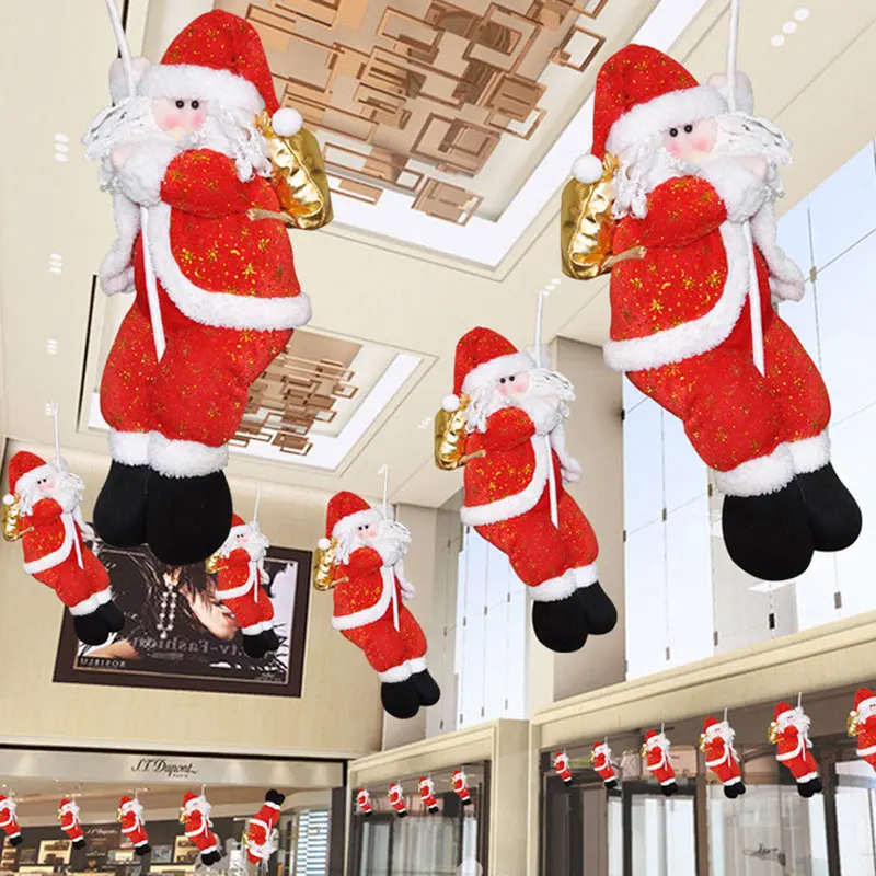 Christmas Ornament Rope Climbing Santa Claus Ceiling Decoration Hotel Room Holiday Home Decor Drop Ornaments Christmas Dolls
Christmas Ornament Rope Climbing Santa Claus Ceiling Decoration Hotel Room Holiday Home Decor Drop Ornaments Christmas Dolls