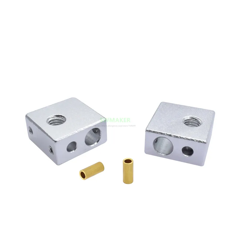 1pcs Mkbot Anet Creality 3D printer Heated Aluminum Block with Copper sleeve MK7 MK8 Special Printing Head Heating Block
1pcs Mkbot Anet Creality 3D printer Heated Aluminum Block with Copper sleeve MK7 MK8 Special Printing Head Heating Block