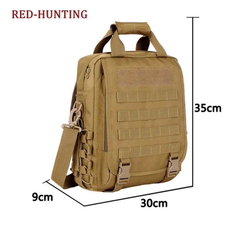 Outdoor Multifunction Military Tactical Waterproof Molle Briefcase Purse Molle Bag Gear Laptop Case Bag in 14"(inch)
Outdoor Multifunction Military Tactical Waterproof Molle Briefcase Purse Molle Bag Gear Laptop Case Bag in 14"(inch)