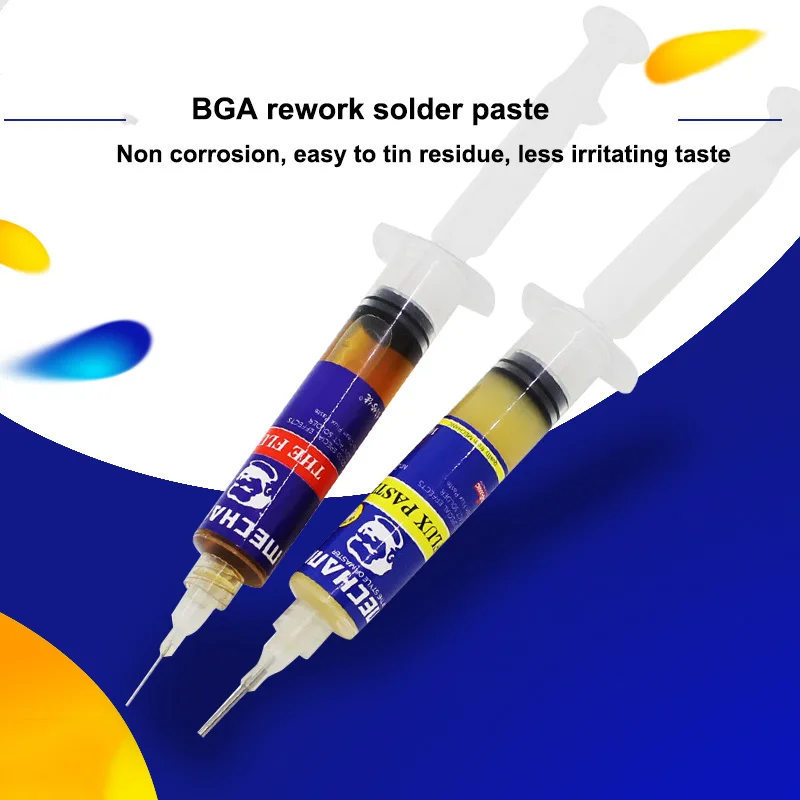 Orginal 10cc MECHANIC 225/226 Soldering Flux Paste For BGA Desoldering iPhone CPU Disassembly Dedicated Solder Paste
Orginal 10cc MECHANIC 225/226 Soldering Flux Paste For BGA Desoldering iPhone CPU Disassembly Dedicated Solder Paste