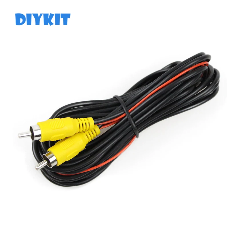 DIYKIT 15 meters 49 Feet AV RCA Extension Cable / Cord Video Cable for Rear View Camera and Car Monitor
DIYKIT 15 meters 49 Feet AV RCA Extension Cable / Cord Video Cable for Rear View Camera and Car Monitor