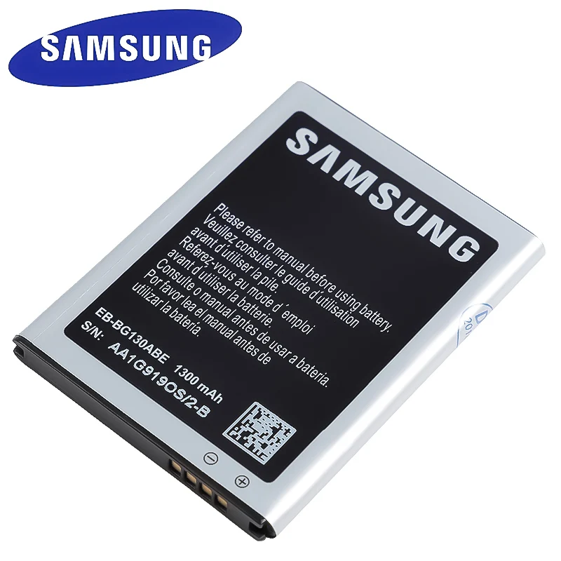 EB-BG130ABE 1300 мАч samsung оригинальный сменный аккумулятор для Galaxy Star 2 G130 G130E G130H |