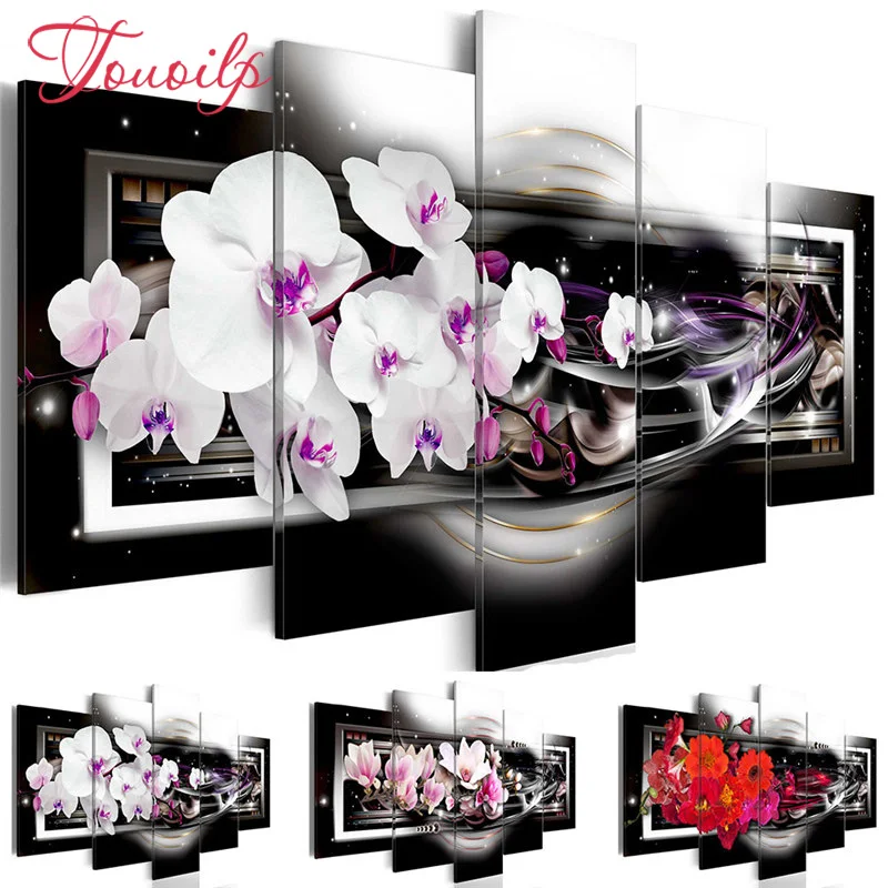 TOUOILP Full Square/Round Drill DIY 5pcs Diamond Painting"Mangnolia Flower Orchid"Embroidery Cross Stitch 5D Home Decor Gift
TOUOILP Full Square/Round Drill DIY 5pcs Diamond Painting"Mangnolia Flower Orchid"Embroidery Cross Stitch 5D Home Decor Gift