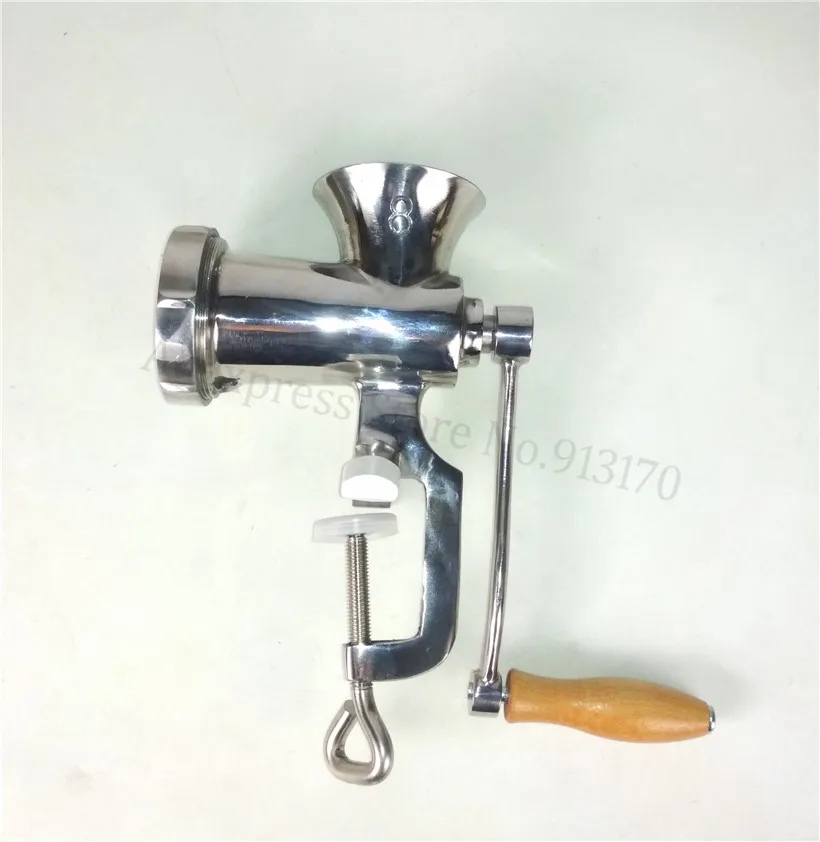 Manual Meat Grinder Pork Beef Mincer Machine Peanut Grinder Cutter Sausage Maker with Crank Handle
Manual Meat Grinder Pork Beef Mincer Machine Peanut Grinder Cutter Sausage Maker with Crank Handle
