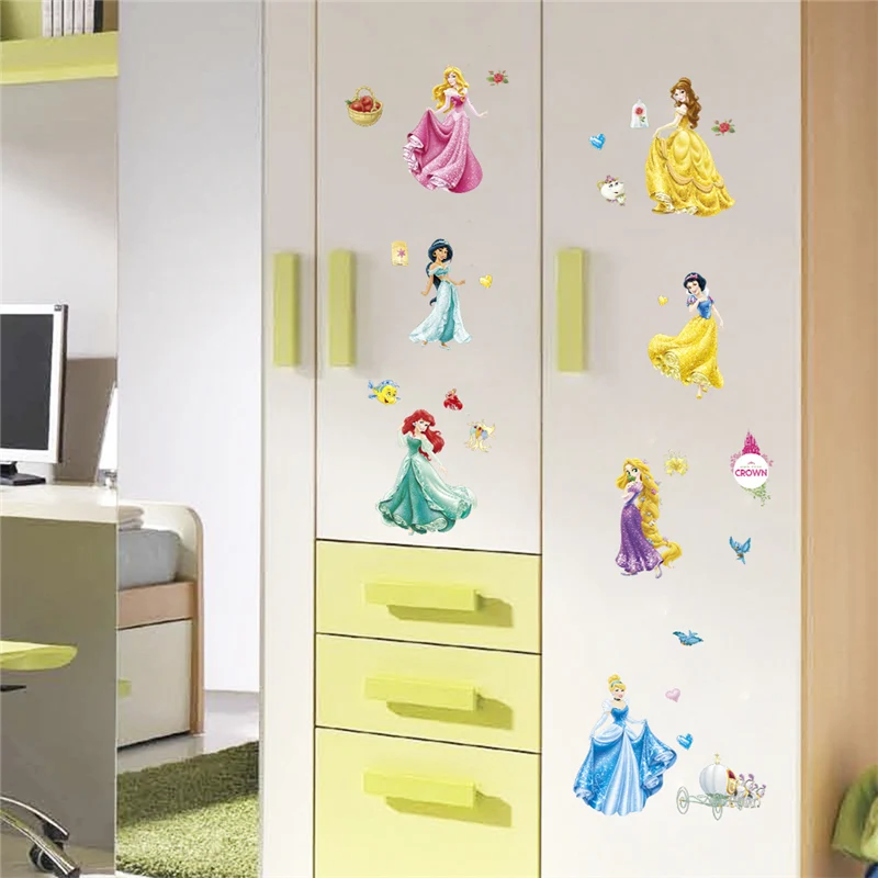 Ariel Snow White Belle Rapunzel Jasmine Cartoon Princess Wall Stickers For Kids Room Home Decoration Anime Movie Wall Art Decals
Ariel Snow White Belle Rapunzel Jasmine Cartoon Princess Wall Stickers For Kids Room Home Decoration Anime Movie Wall Art Decals