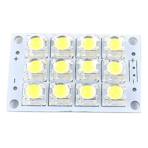 Новый DC 3V 5V 12 LED супер яркий белый Piranha светодиодная печатная плата световая