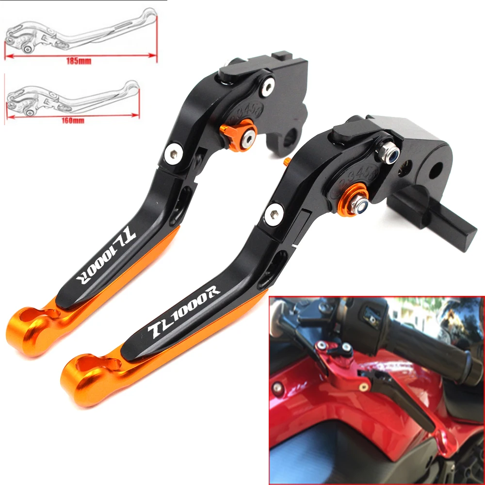 Motorcycle CNC Adjustable Foldable brake Clutch Levers for Suzuki TL1000R 1998 1999 2000 2001 2002 2003 with Logo(TL1000R)
Motorcycle CNC Adjustable Foldable brake Clutch Levers for Suzuki TL1000R 1998 1999 2000 2001 2002 2003 with Logo(TL1000R)