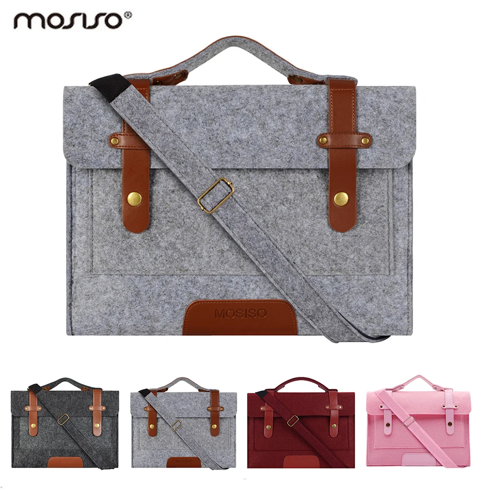 Mosiso Laptop 13.3 15.6 inch Felt Shoulder Bag for Macbook Air 13 Pro Retina 2016 2017 2018 DELL/HP/Asus Notebook Accessories
Mosiso Laptop 13.3 15.6 inch Felt Shoulder Bag for Macbook Air 13 Pro Retina 2016 2017 2018 DELL/HP/Asus Notebook Accessories