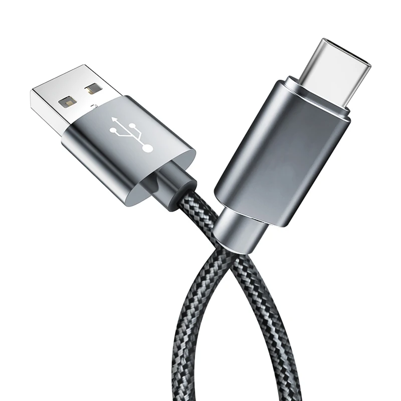Металлический Плетеный USB кабель типа C для быстрой зарядки Samsung Galaxy S8 Note 8 OnePlus 2
