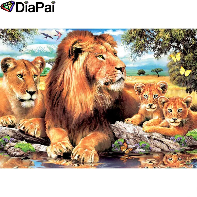 DIAPAI Diamond Painting 5D DIY 100% Full Square/Round Drill "Lion butterfly" Diamond Embroidery Cross Stitch 3D Decor A24593
DIAPAI Diamond Painting 5D DIY 100% Full Square/Round Drill "Lion butterfly" Diamond Embroidery Cross Stitch 3D Decor A24593
