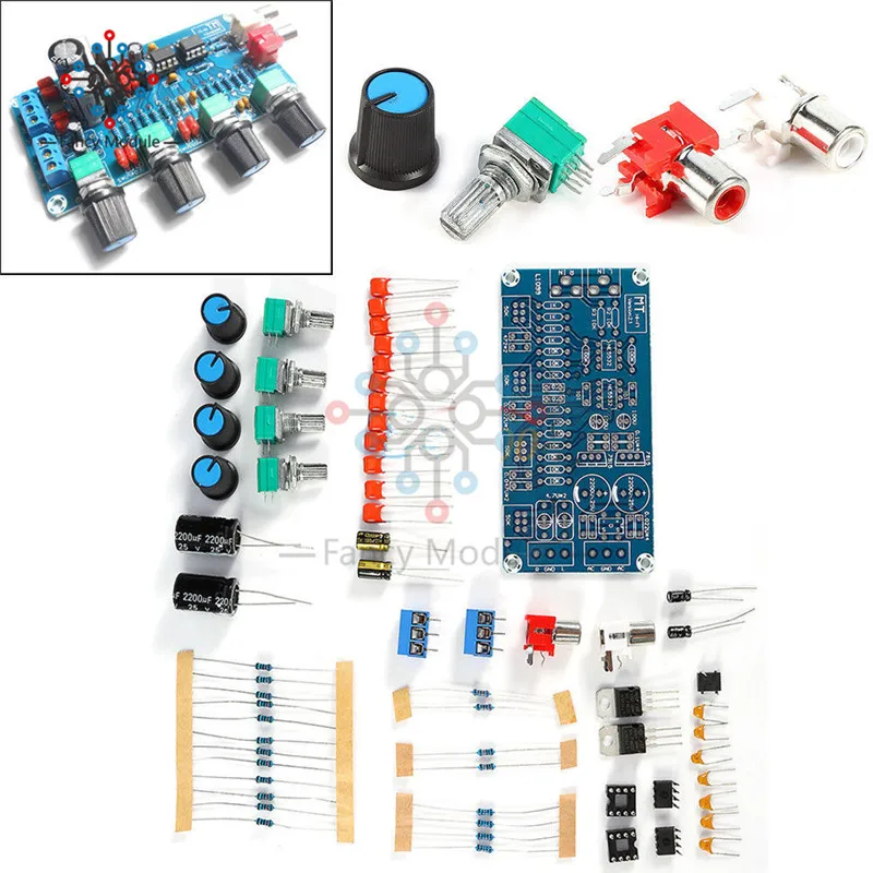 NE5532 OP AMP HIFI усилитель громкости Tone EQ Плата усилителя управления DIY наборы|kit diy|kit