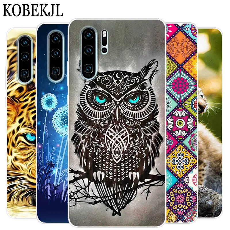 Силиконовый чехол Huawei P30 Lite Аниме Мягкие Мультяшные из ТПУ для телефона Pro P30Lite P30Pro